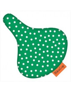 Bike Cap Sattelüberzug GREEN DOTS