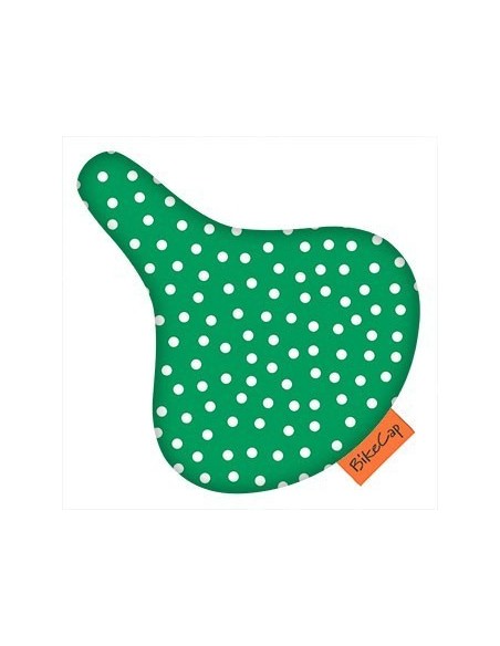 Bike Cap Sattelüberzug GREEN DOTS