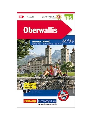 Velokarte Oberwallis