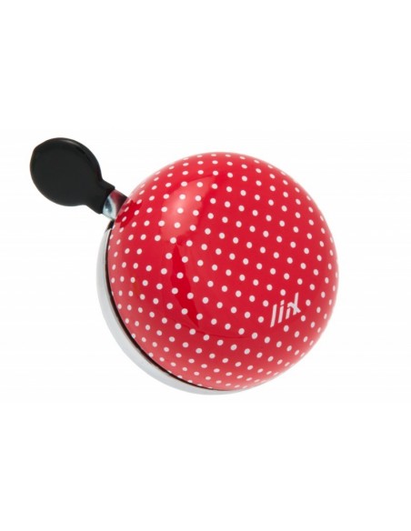 Liix mini Ding Dong sonnette *rouge/blanc dots*