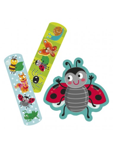Coccinelle rampante pansements