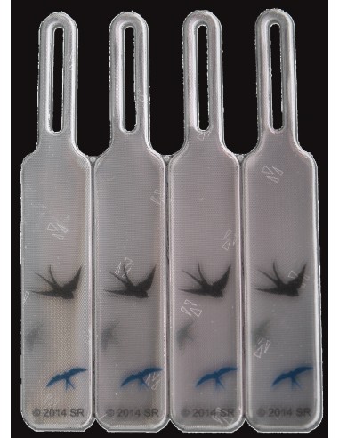 Lot de 4 pendentifs réfléchissants pour fermeture éclair